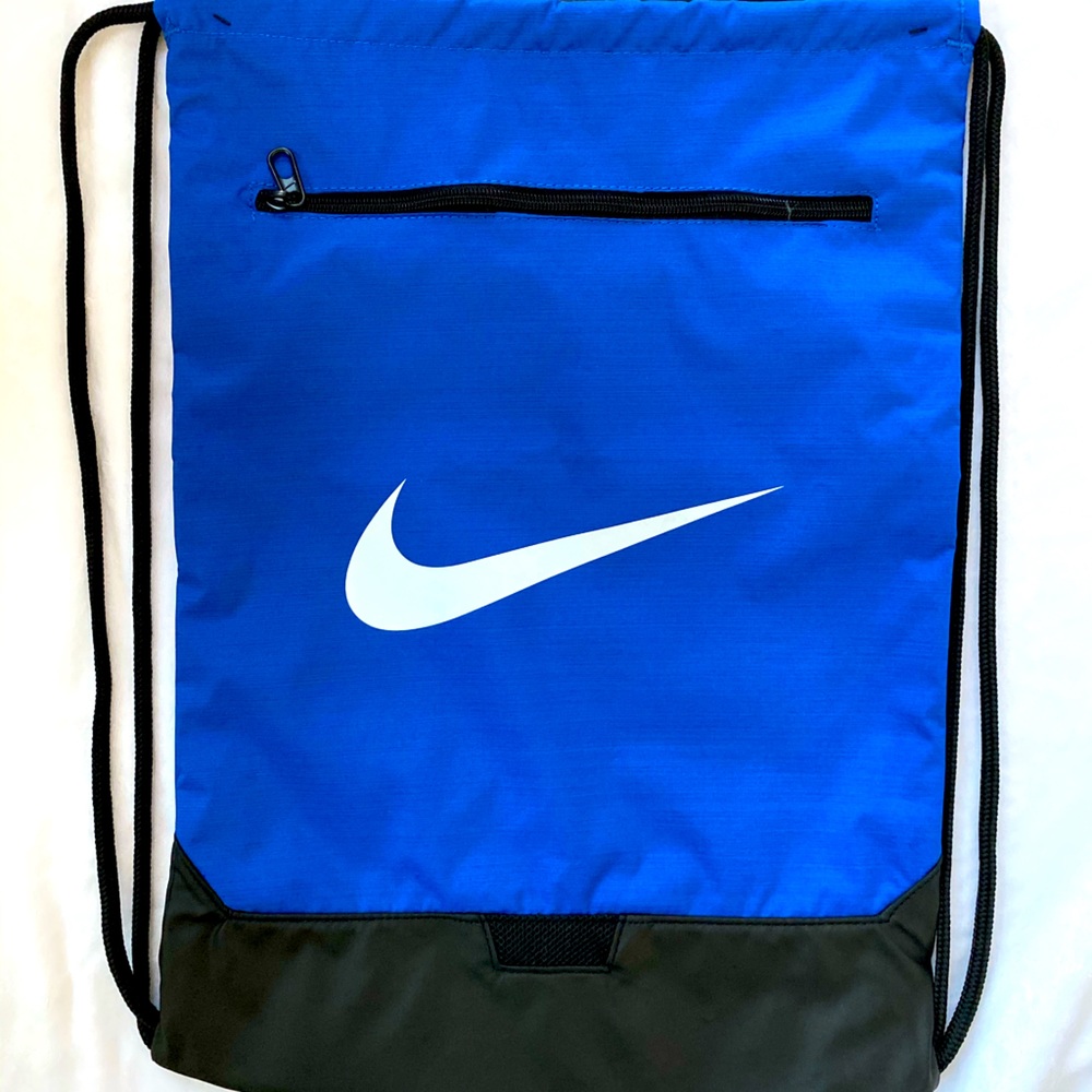 Blue string bag Nike